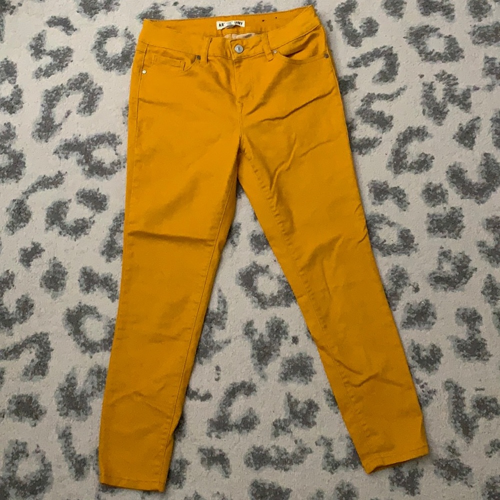 Artisan NY mustard skinny pants